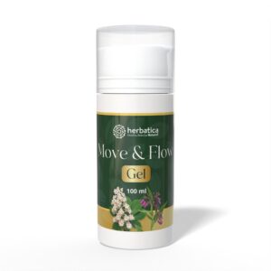 Move & Flow Gel – kostihojovo‑pagaštanový gél – 100 ml - Herbatica