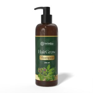 HairGrow Shampoo – šetrný bylinný šampón na podporu rastu vlasov – 250 ml - Herbatica