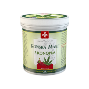 Konská masť s konope hrejivá 250 ml – Green idea