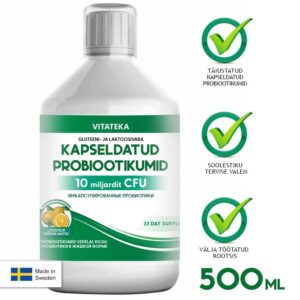 Probiotiká s prírodnou citrónovou príchuťou - 500 ml - Vitateka