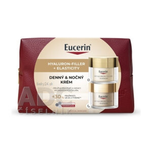 Eucerin Kazeta HYALURON-FILLER+ELASTICITY Denný krém 50ml + Nočný krém 50ml