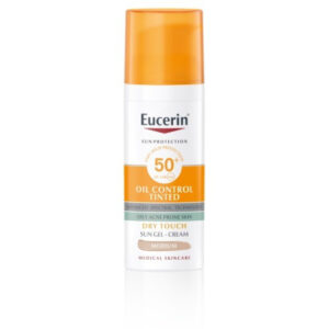 Eucerin SUN DRY TOUCH OIL CONTROL Ochranný krémový gél na tvár SPF 50+ stredne tmavý 50ml