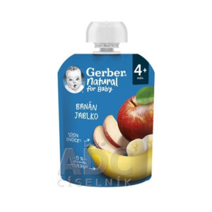 Gerber Natural Kapsička Banán a jablko