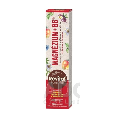 Revital Botanicals MAGNÉZIUM + B6