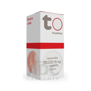 TOTO Lipozomálne ŽELEZO 15 mg + Vitamín C 30cps