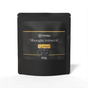 Minerál šungit drť - prírodný filter vody 500g - Herbatica