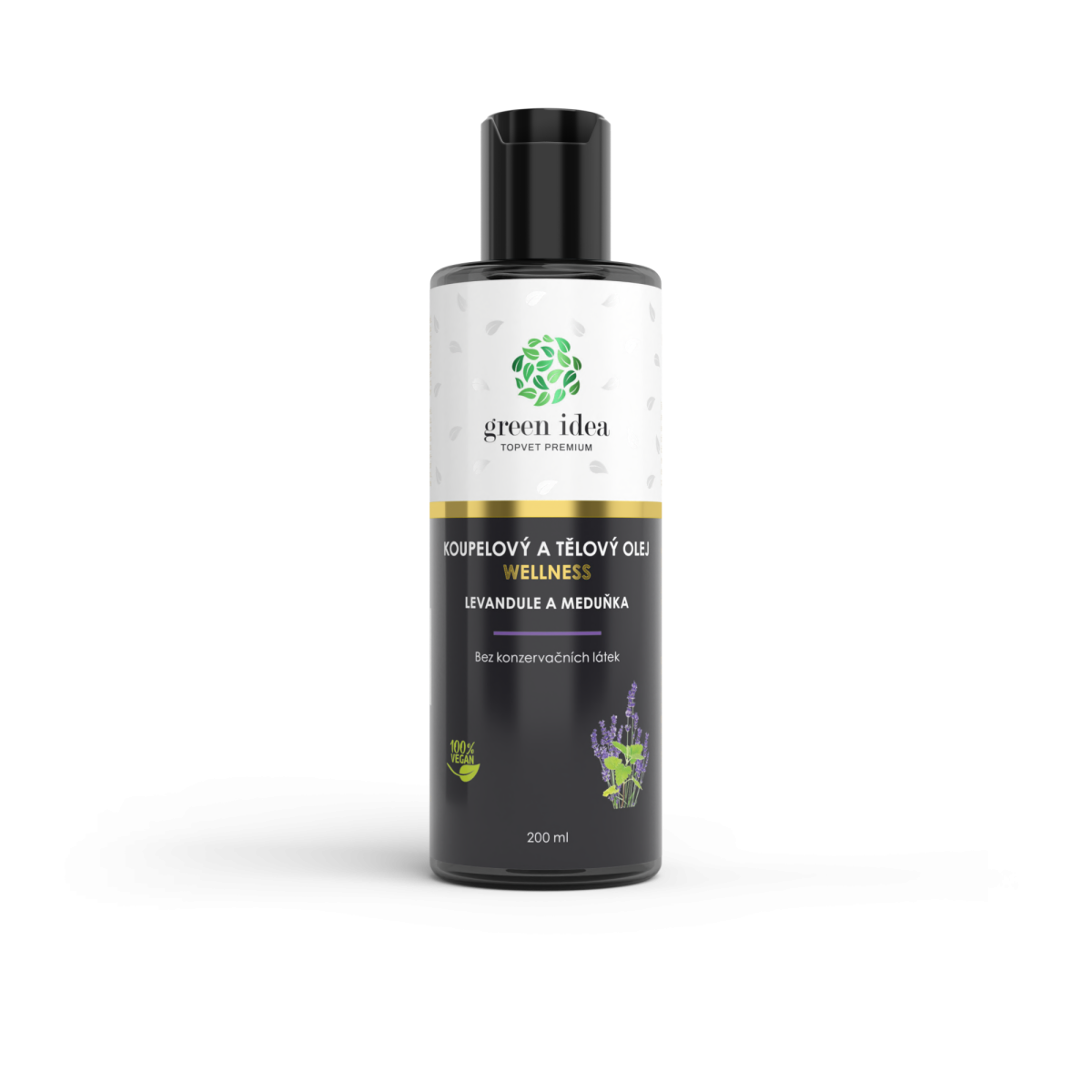 Levanduľa a medovka - kúpeľový a telový olej 200 ml - Green idea