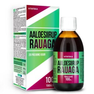 Tekutý sirup s aloe a dobre vstrebateľným železom – 100 ml – Vitateka