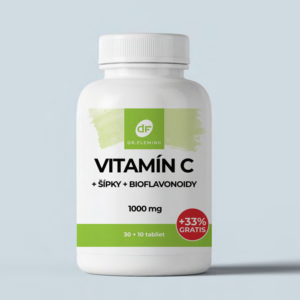 Vitamín C 1000mg + Šípky + Bioflavonoidy - 40 tabliet - Dr. Fleming