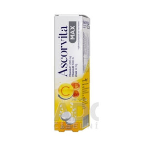 ASCORVITA MAX sumive tablety- vitaminC