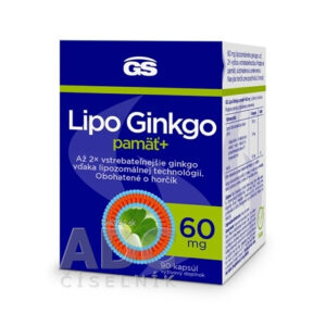 GS Lipo Ginkgo pamäť+ 60 mg