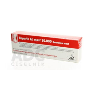 Heparin AL masť 30 000 100g