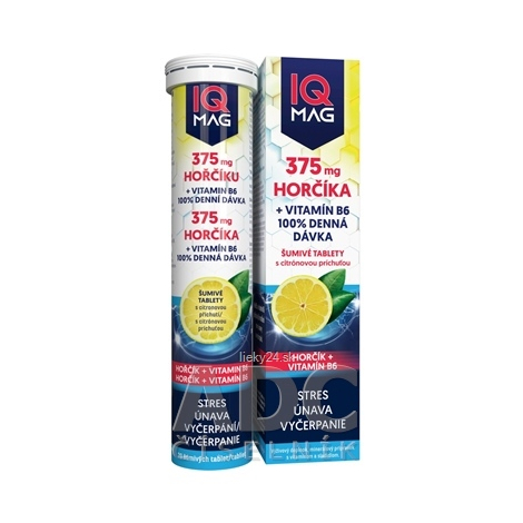 IQ MAG HORČÍK 375 mg + Vitamín B6