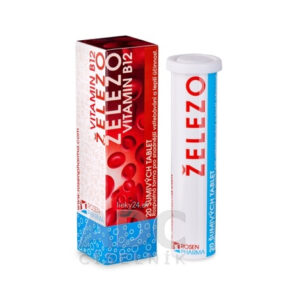 Naturica ŽELEZO + Vitamín B12 20 šumivých tbl