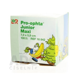PRO-OPHTA JUNIOR MAXI OČNÉ KRYTIE  7x5
