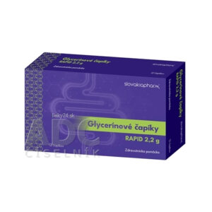 Slovakiapharm Glycerínové čapíky RAPID 2
