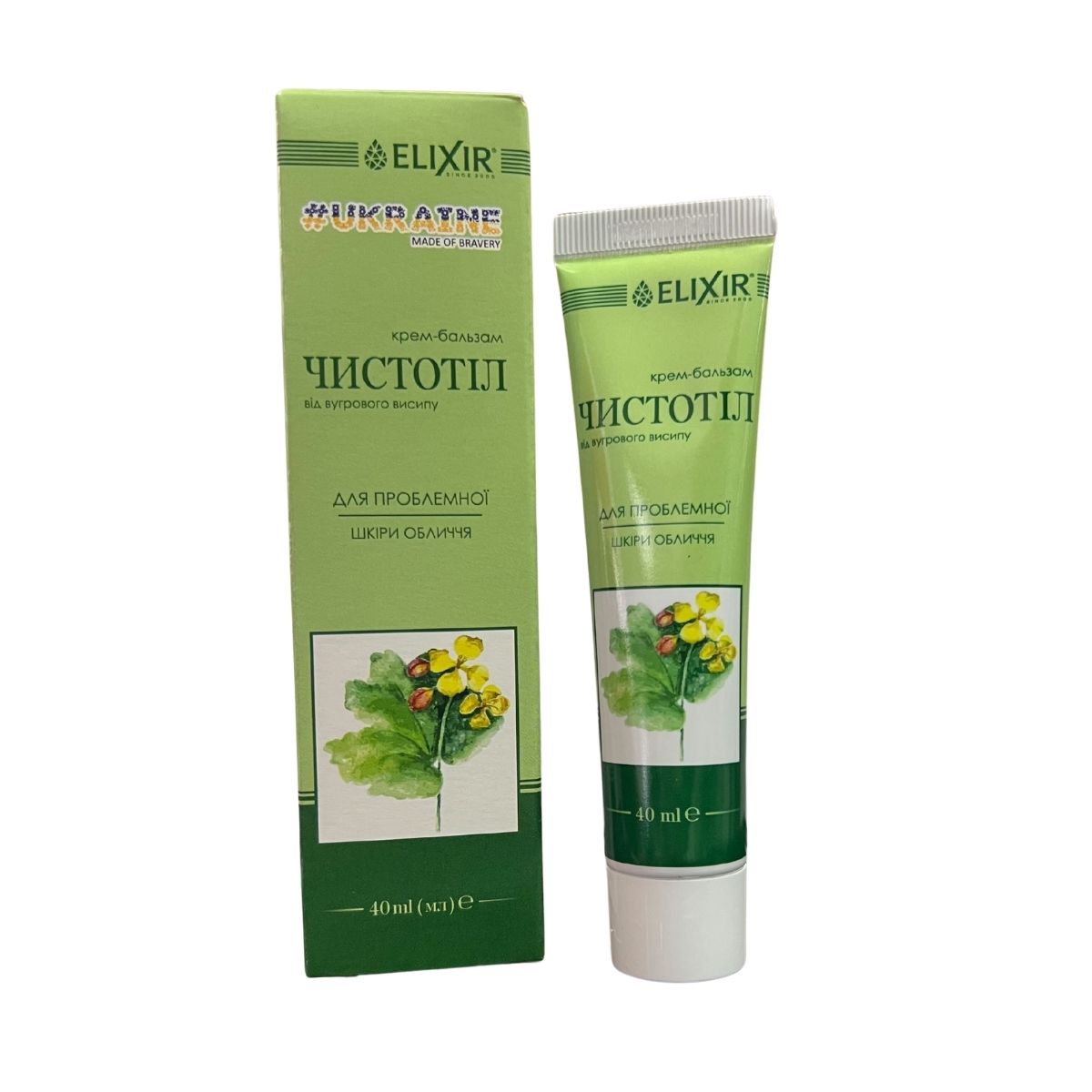 Krémový balzam "Lastovičník extrakt" čistotel - Elixir - 40 ml