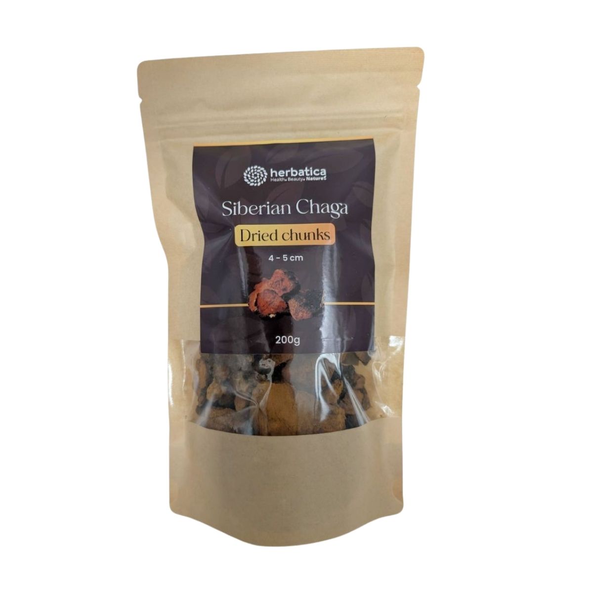 Čaga sibírska sušené kúsky (4-5 cm) - 200g - Herbatica