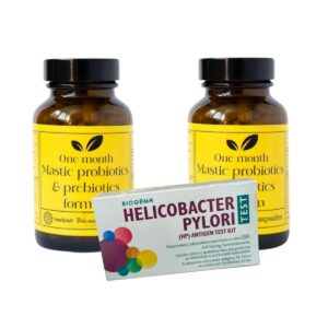 Set na podporu trávenia: 2x Masticha PROBIOTICS & PREBIOTICS + test na helikobaktera - Herbatica