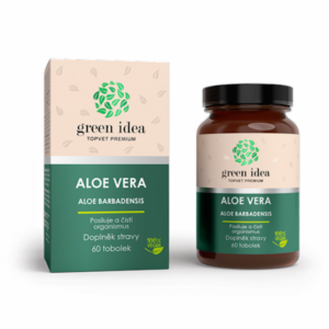 Aloe vera – bylinný extrakt – 60 kapsúl – Green idea