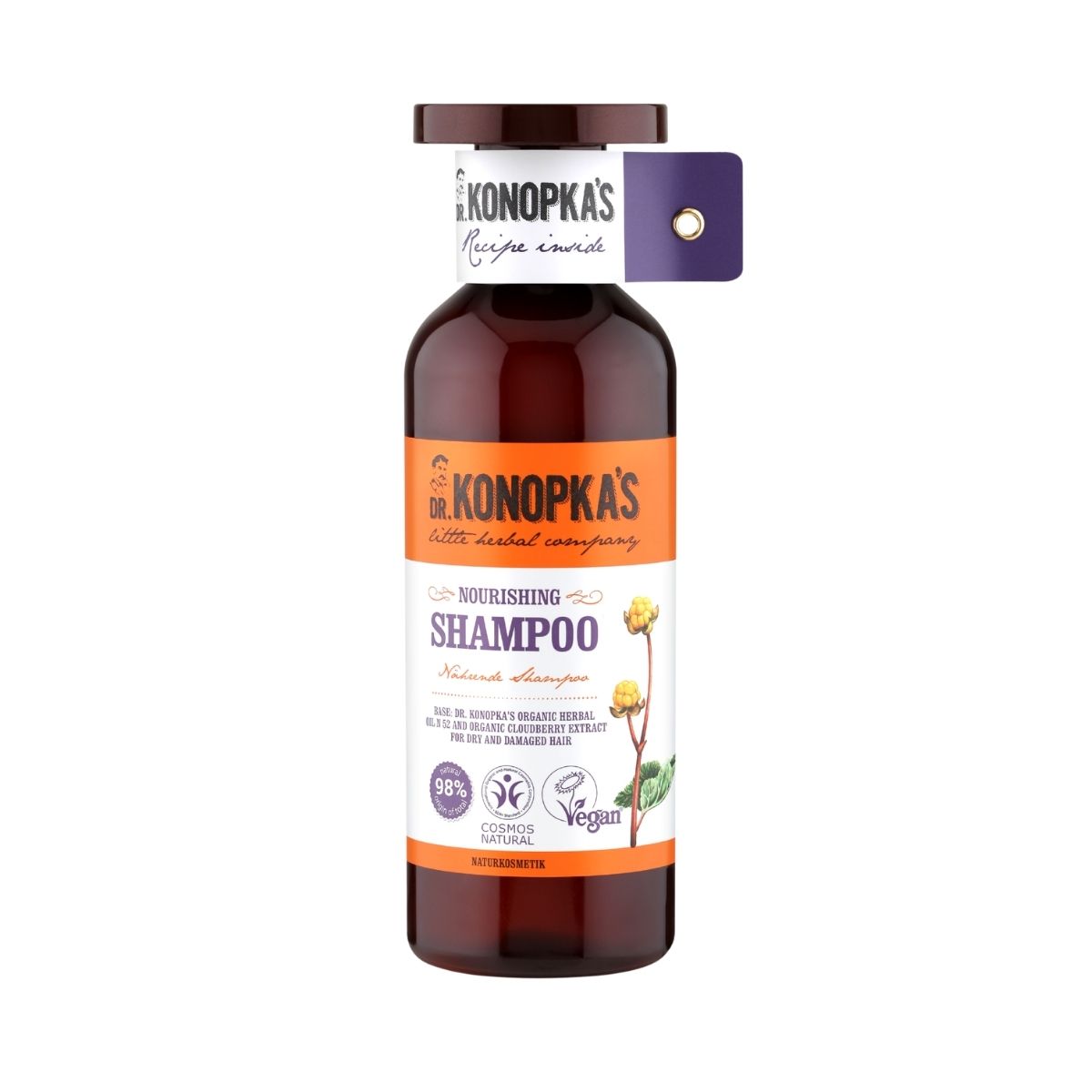 Vyživujúci šampón - 500 ml - Dr. Konopka's