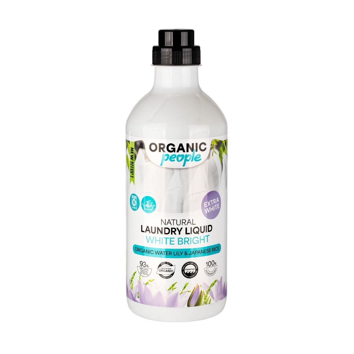 Prírodný prací gél na biele prádlo - 1000 ml - Organic People