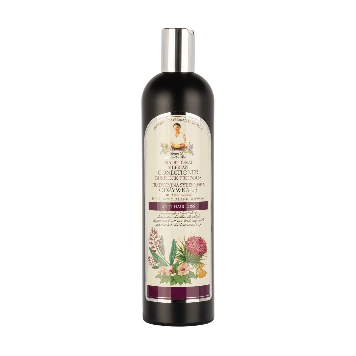 Kondicionér na vlasy №3 – lopúchový propolis - 550 ml - Babička Agafia