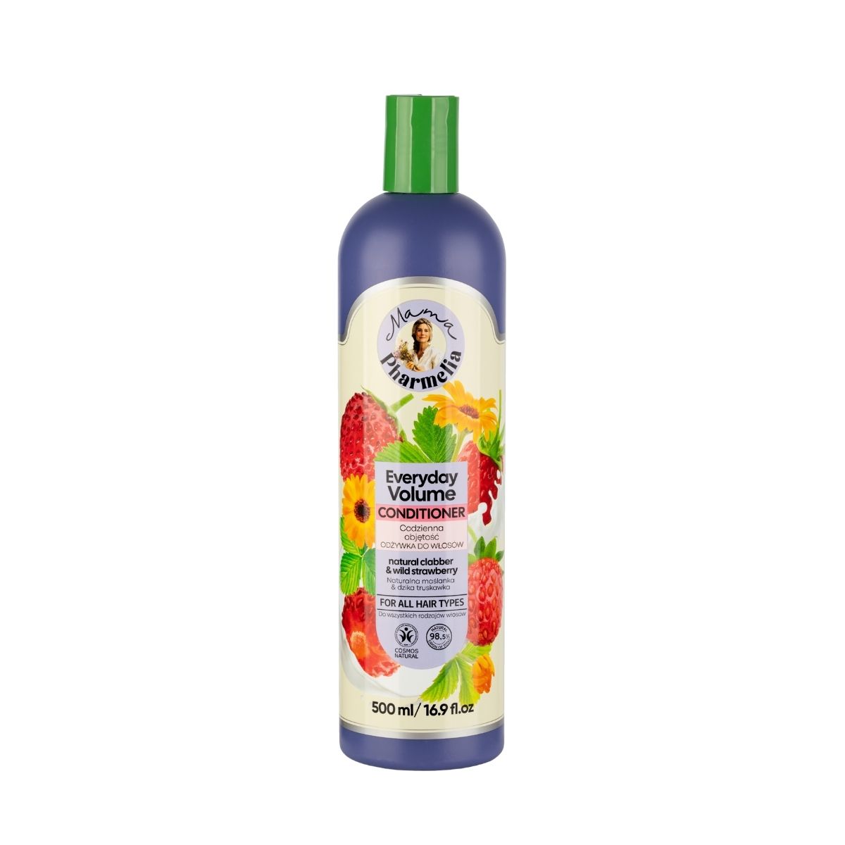 Kondicionér pre každodenný objem s kyslým mliekom a lesnou jahodou - 500 ml - Mama Pharmelia