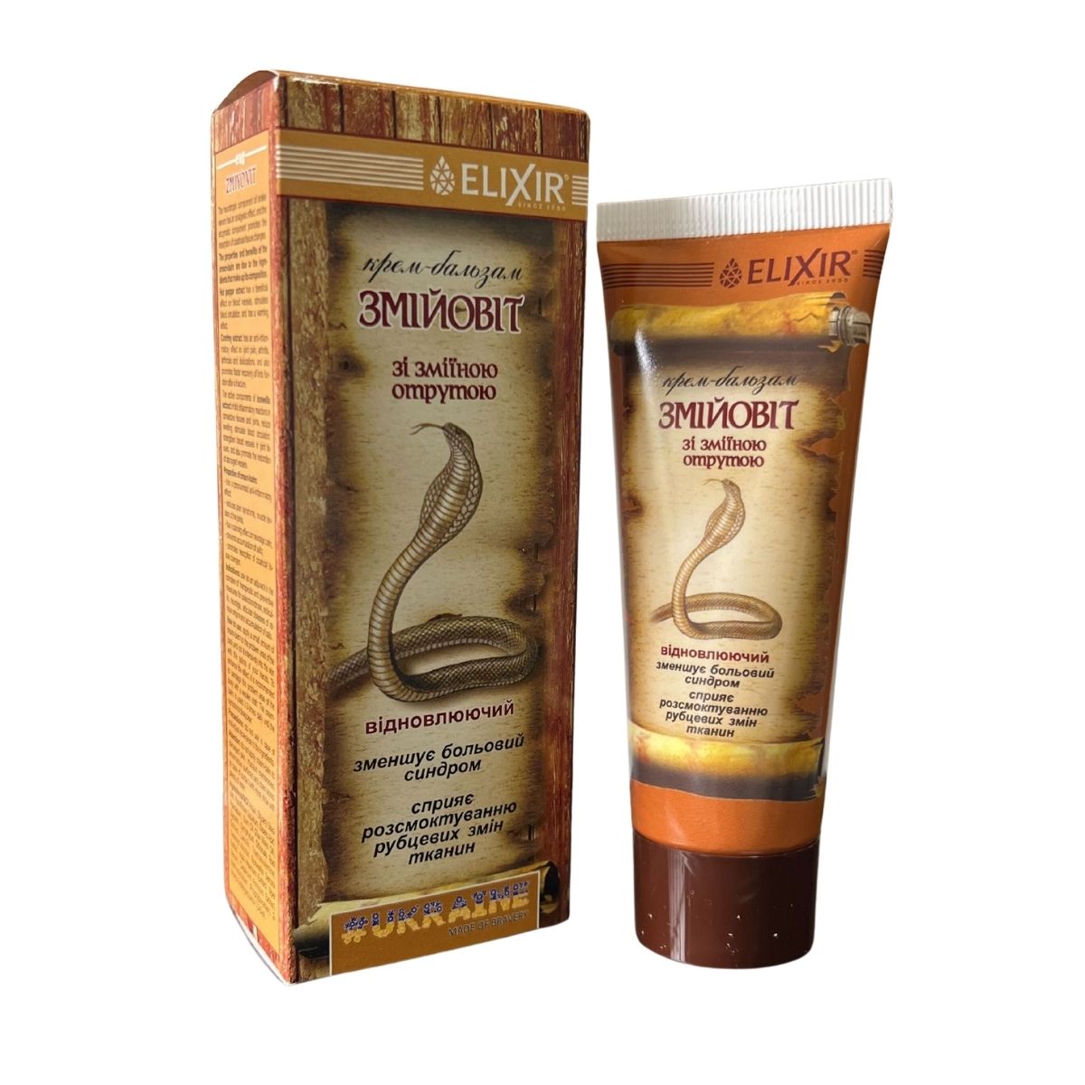 Zmijovít - krém s hadím jedom a paprikou - Elixir - 75ml