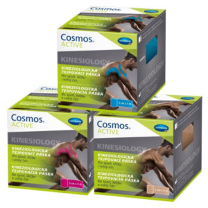 Cosmos Active Kineziologická tejpovacia páska ružová 5cm x 5 m 1 ks