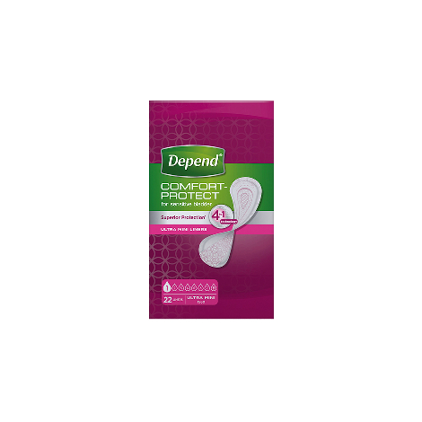Depend Ultra mini inkontinenčné vložky pre ženy 22 ks