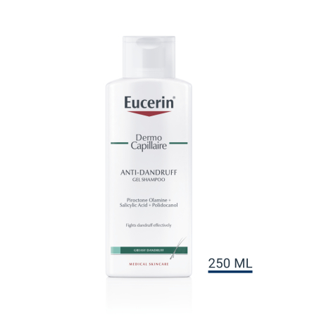 Eucerin DermoCapillaire Gélový šampón proti mastným lupinám 250ml