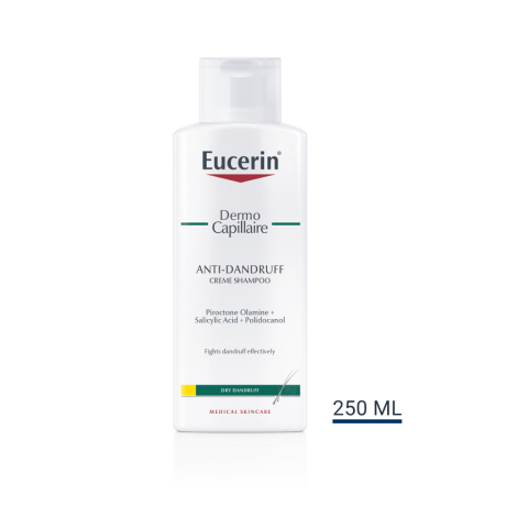 Eucerin DermoCapillaire Krémový šampón proti suchým lupinám 250ml