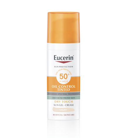 Eucerin SUN DRY TOUCH OIL CONTROL Ochranný krémový gél na tvár SPF 50+ svetlý 50ml
