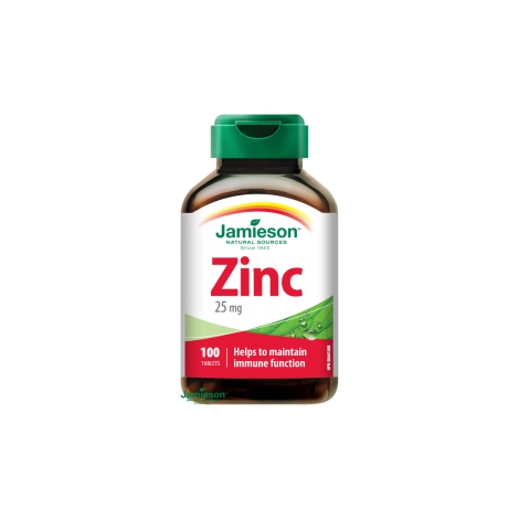Jamieson Zinok 25 mg 100 tbl