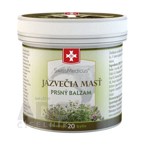 Jazvečia masť na lepšie dýchanie 50 ml
