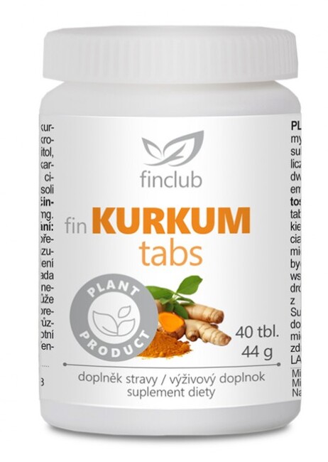 Kurkumtabs - kurkumín