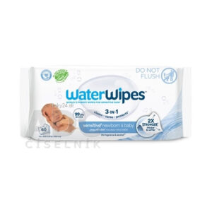 WATER WIPES 100% bio odbúrateľné obrúsky 60ks