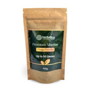100% Prémiová čaga sibírska jemný prášok - 100g - Herbatica