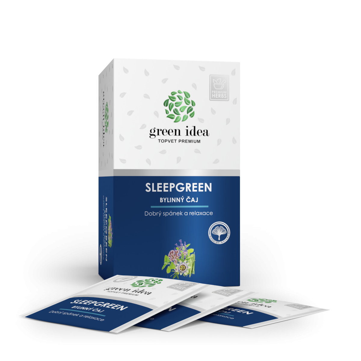 Herbex Sleepgreen – bylinný čaj – 20 vrecúšok – Green idea