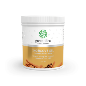 Škoricový masážny gél 250 ml - Green idea