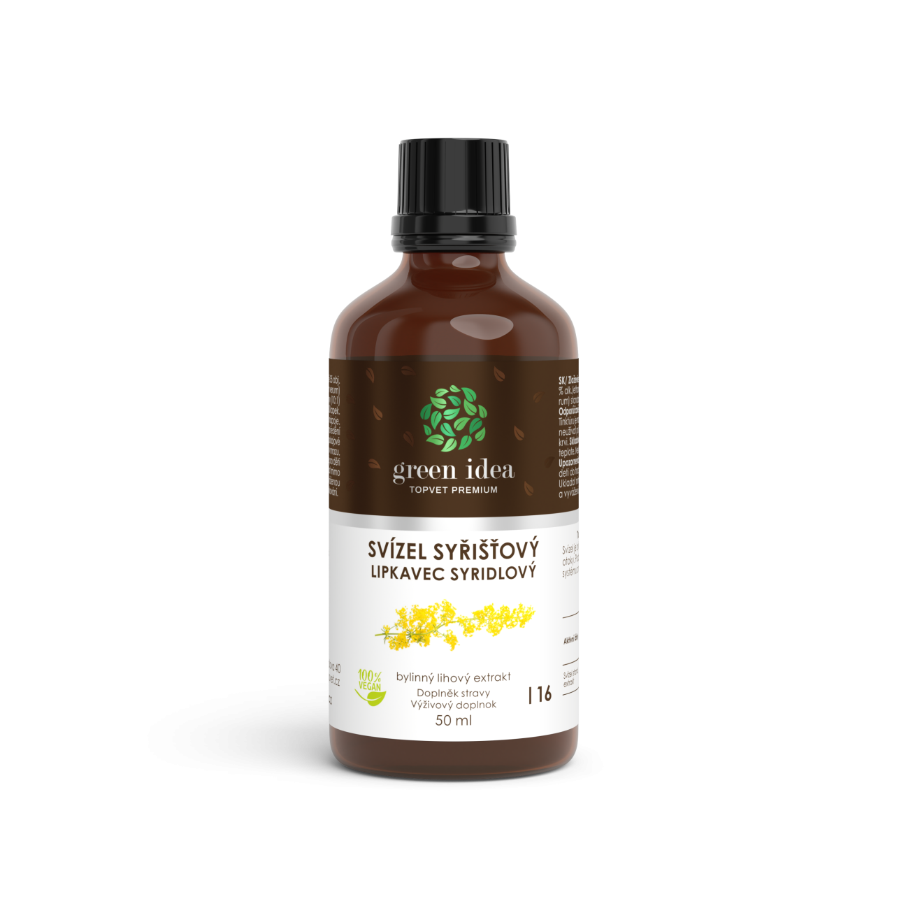 Lipkavec syridlový – tinktúra 50 ml – Green idea