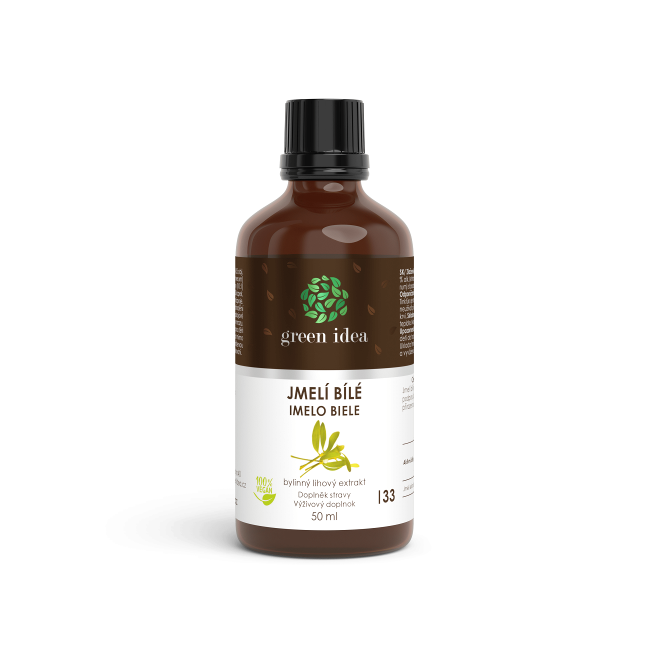 Biele imelo – tinktúra – kvapky 50 ml – Green idea