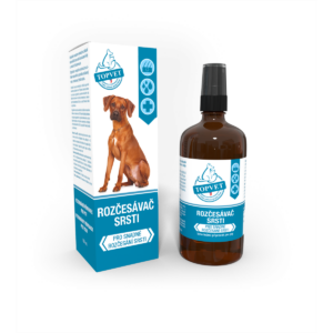 Rozčesávač srsti pre psy 100 ml – Green idea