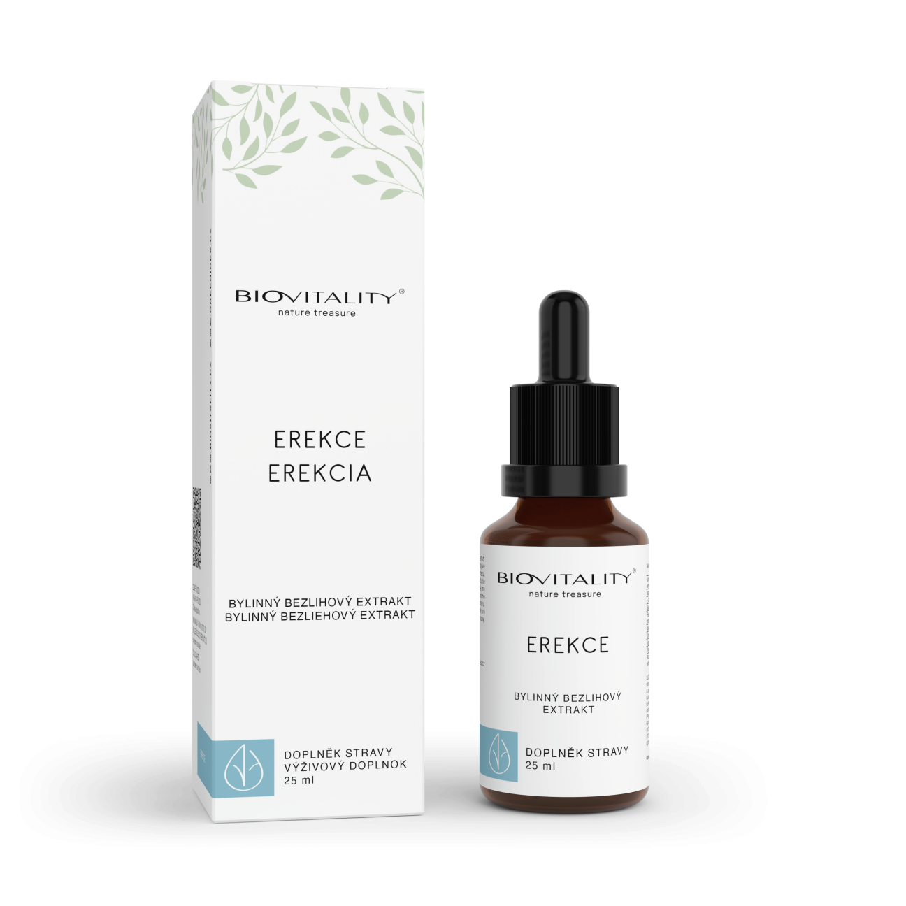 Erekcia – bezliehová tinktúra – kvapky 25 ml – Green idea
