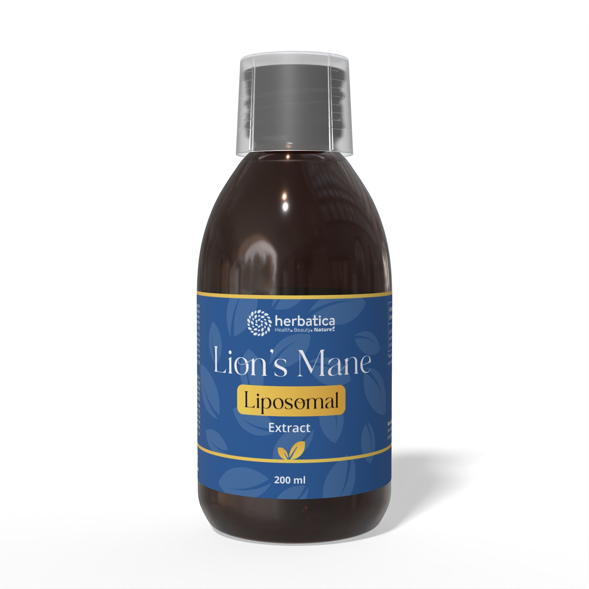 Lipozomálny extrakt Lion's Mane (30% polysacharidy) - 200 ml - Herbatica