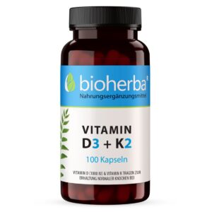 Vitamín D3 + K2 - 100 kapsúl - Bioherba