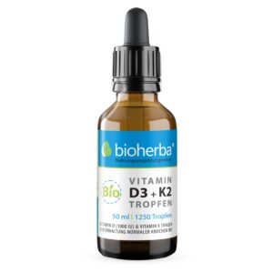 Vitamín D3 + K2 kvapky BIO - 50 ml - Bioherba