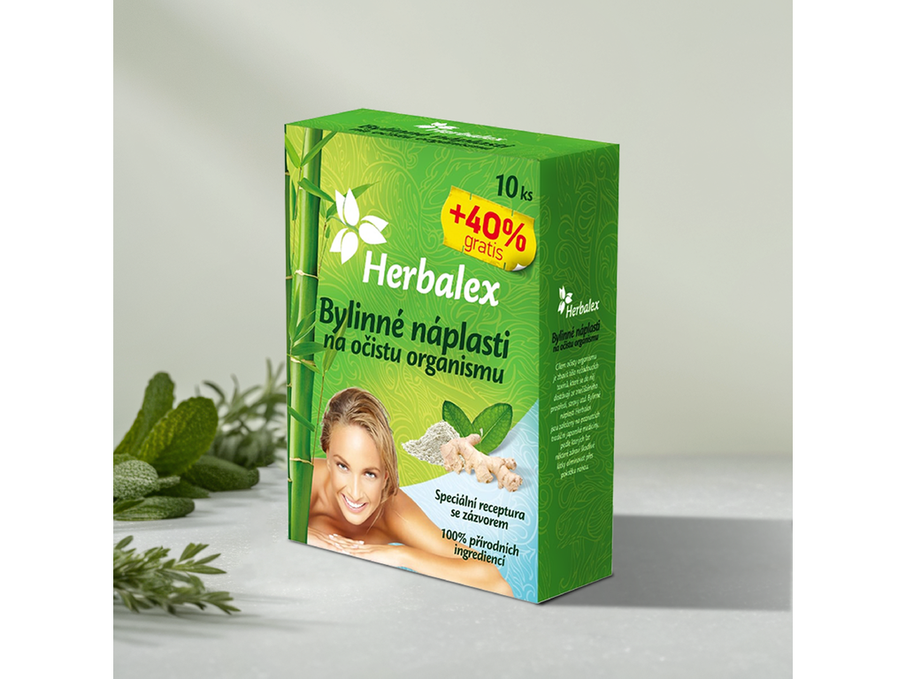 Bylinné náplasti na očistu organizmu - 60 ks - Herbalex