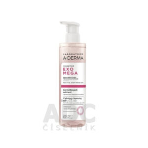 A-DERMA EXOMEGA Upokojujúci čistiaci gél